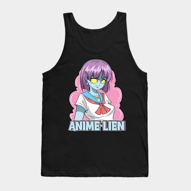 Anime Girl Alien Animelien Tank Top by ModernMode